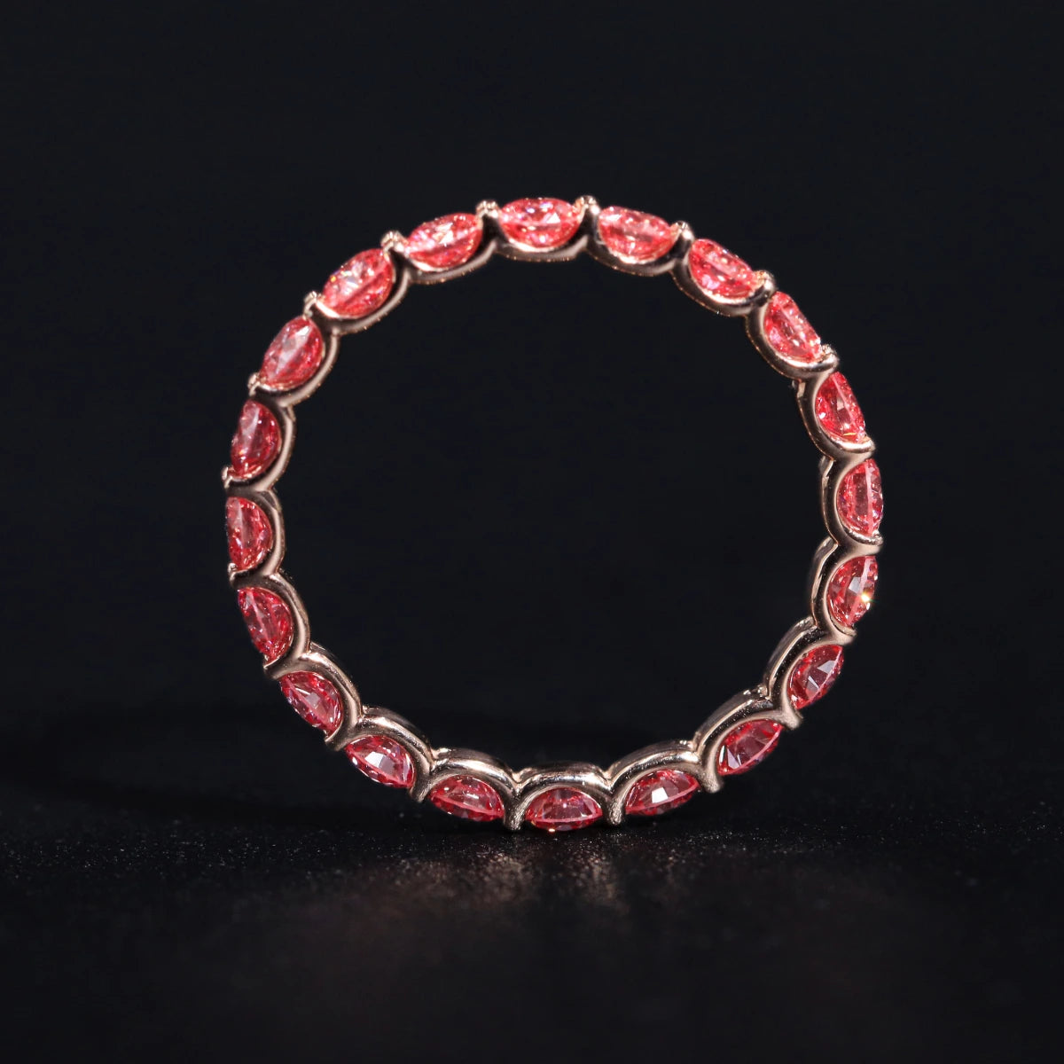Pink Diamond Eternity Band