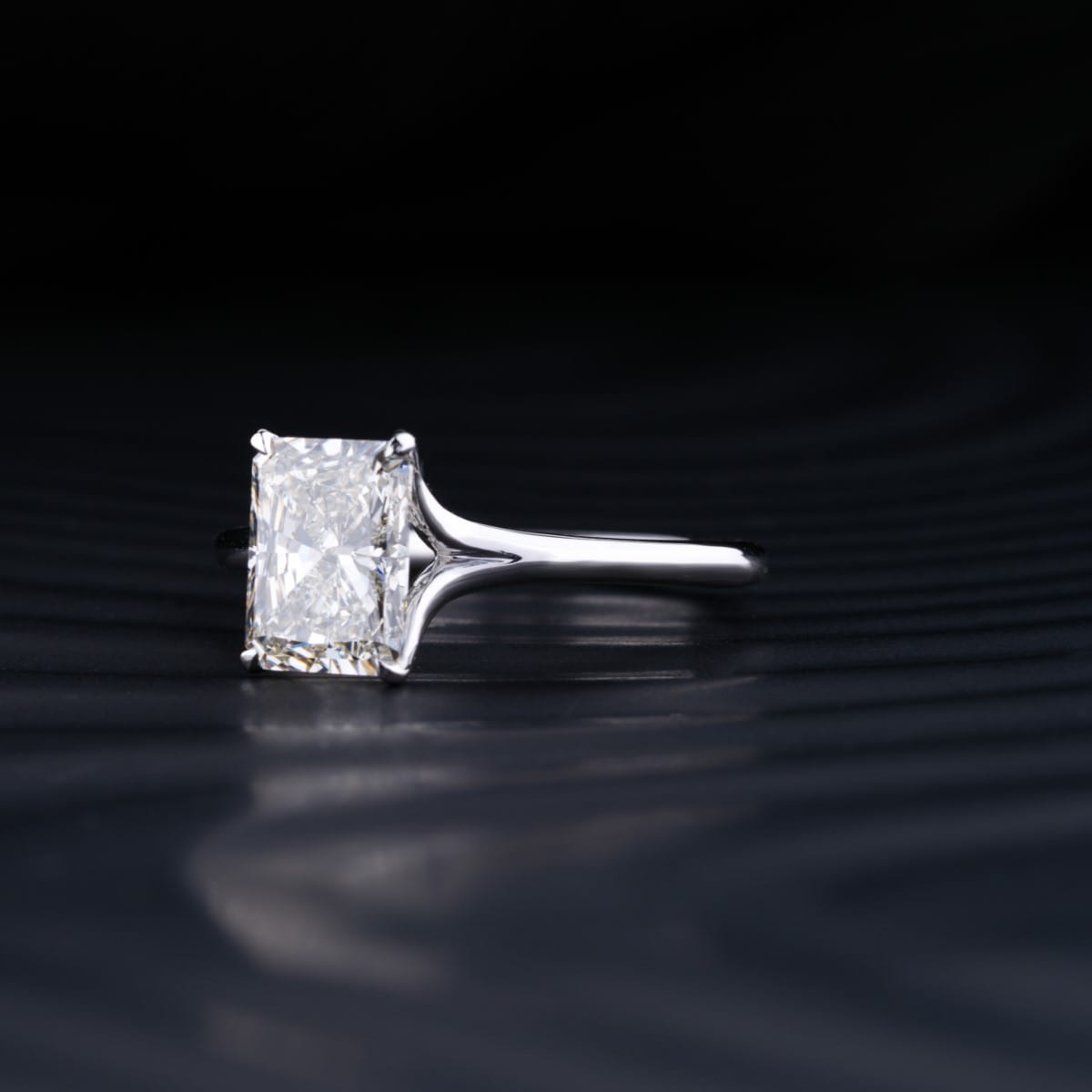 Radiant Solitaire Engagement Ring