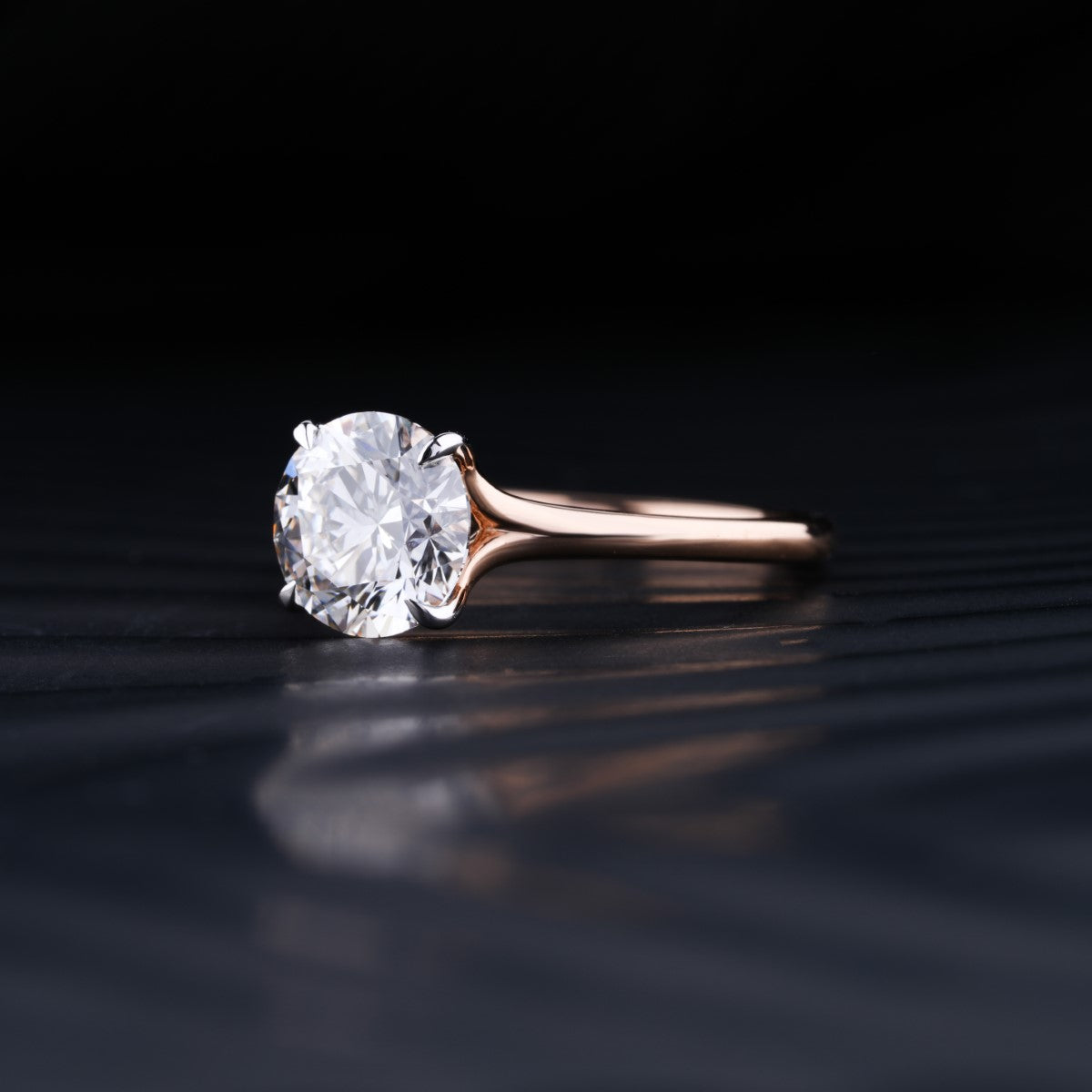 2 Carat Round Solitaire Diamond Ring