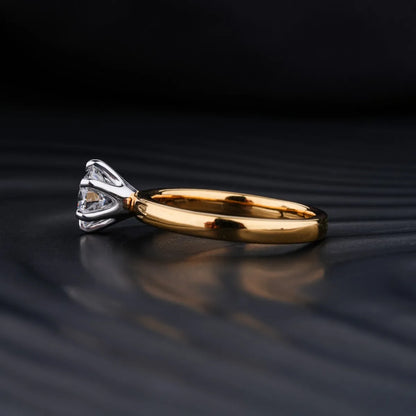 1 Ct Round Diamond Solitaire Engagement Ring | Earthly Jewels
