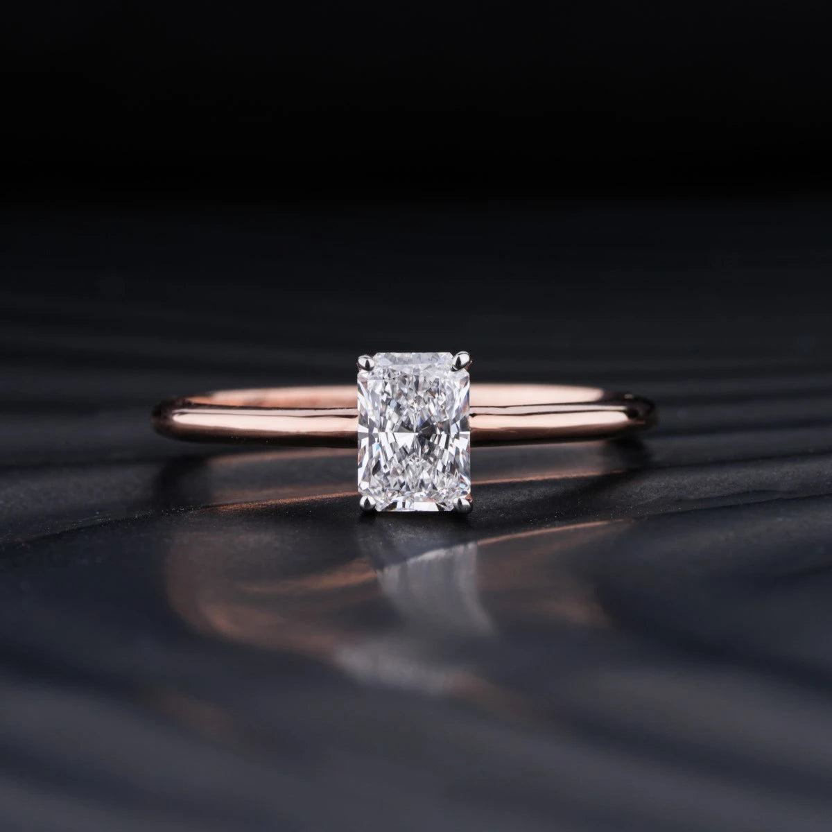 Radiant Cut Engagement Ring