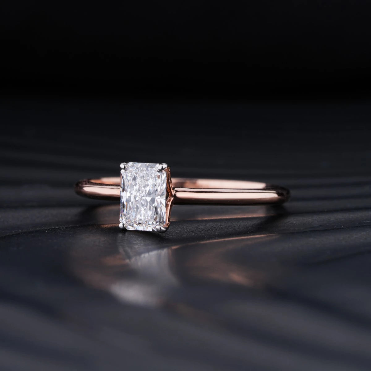Radiant Cut Engagement Ring