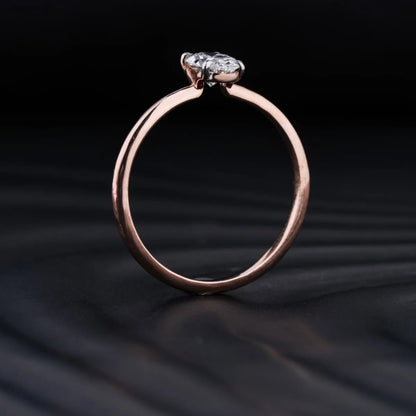 0.5 Oval Solitaire Engagement Ring | Earthly Jewels