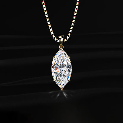 Marquise Solitaire Pendant