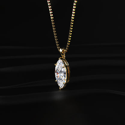 Marquise Solitaire Pendant
