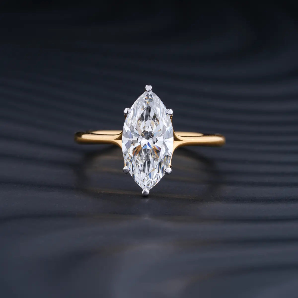 2 Carat Marquise Diamond Solitaire Ring