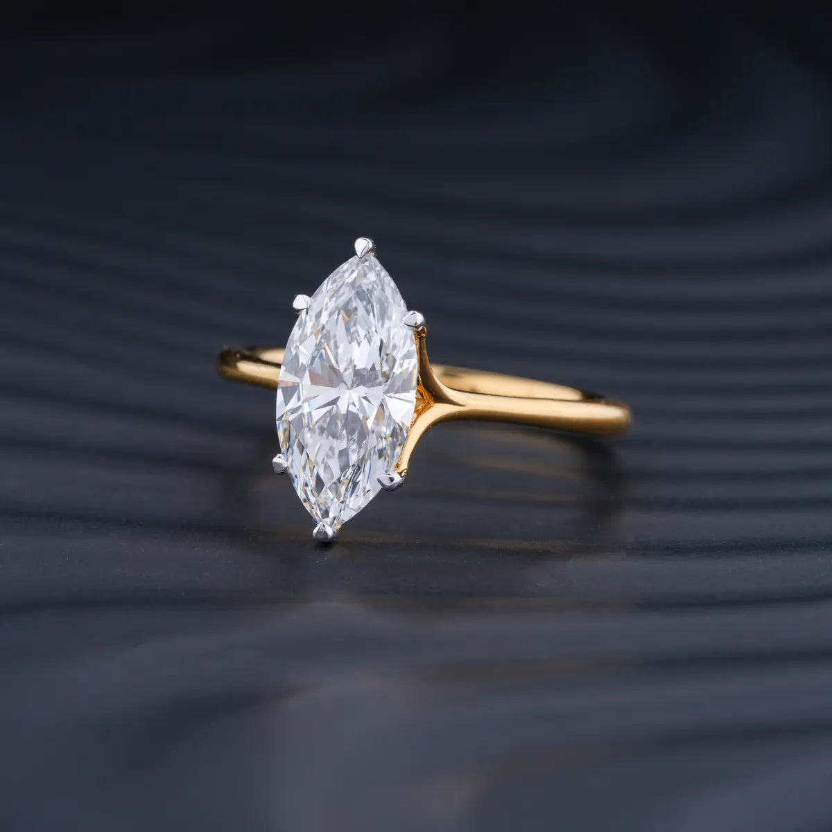 2 Carat Marquise Diamond Solitaire Ring