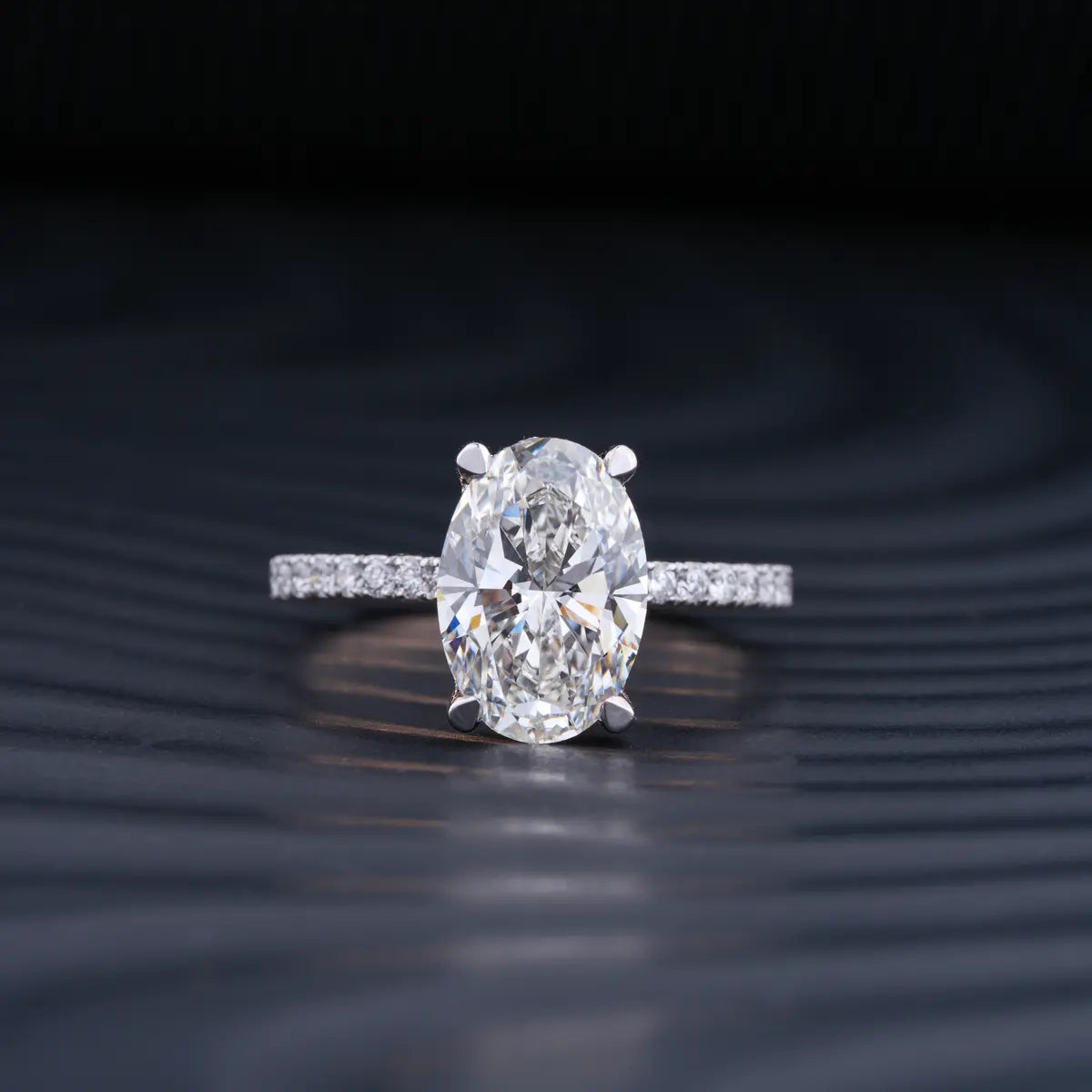 3Ct Oval Diamond Ring | Earthly Jewels