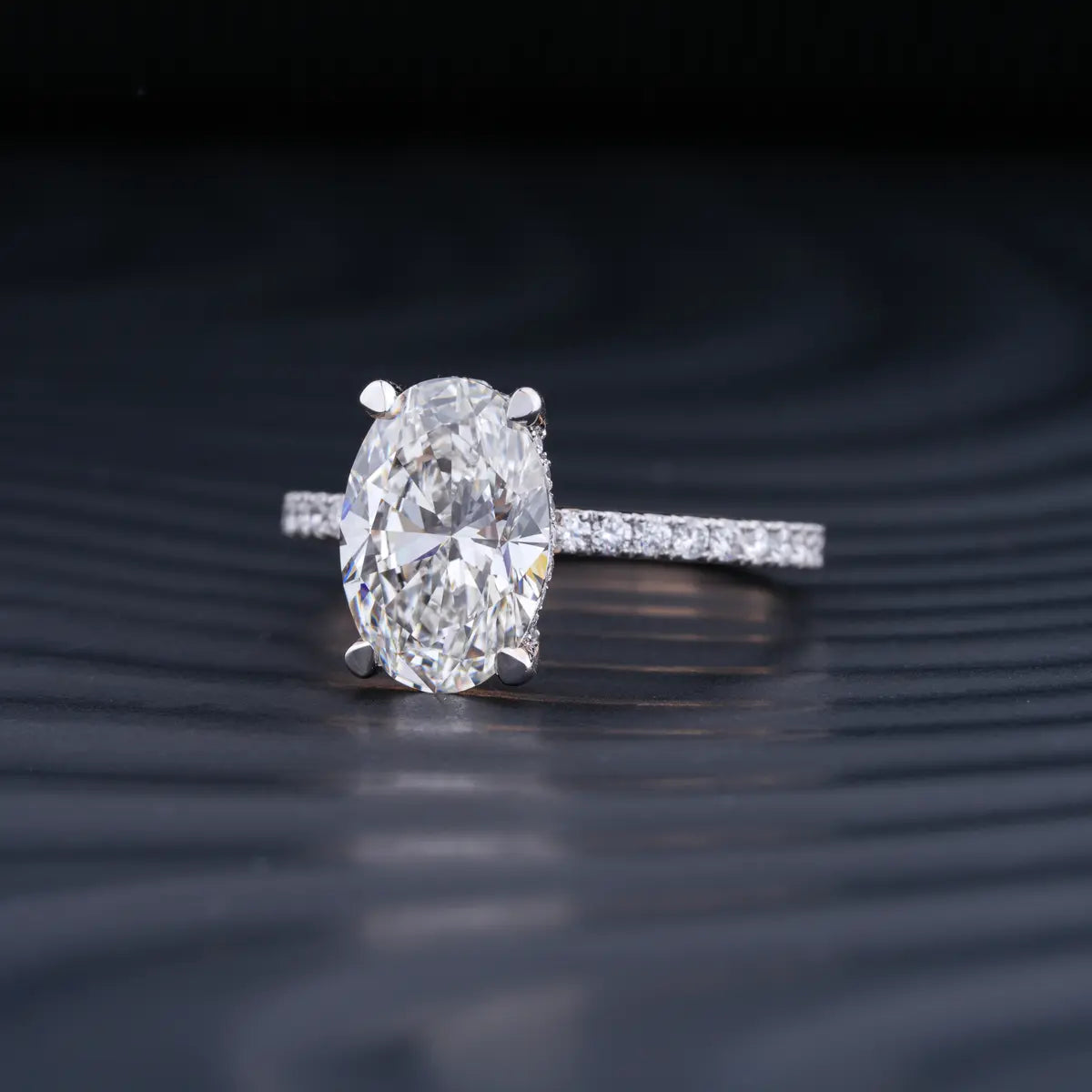 3Ct Oval Diamond Ring | Earthly Jewels