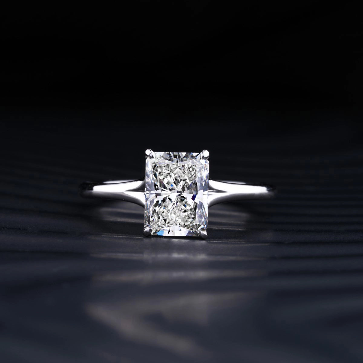 Radiant Solitaire Engagement Ring