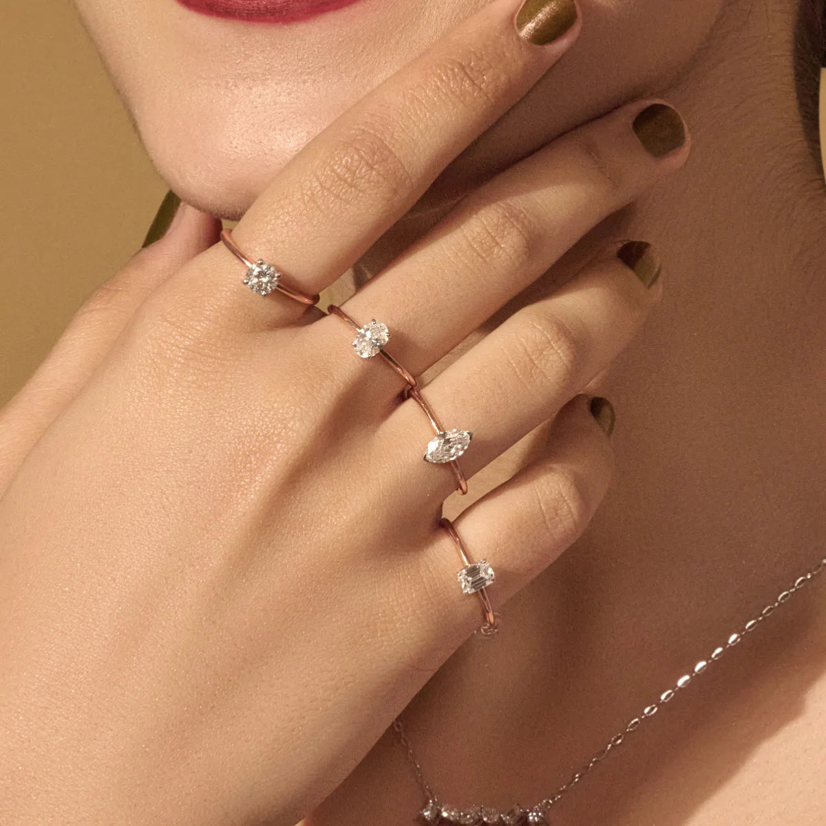 0.5Ct Emerald Cut Solitaire Ring | Earthly Jewels