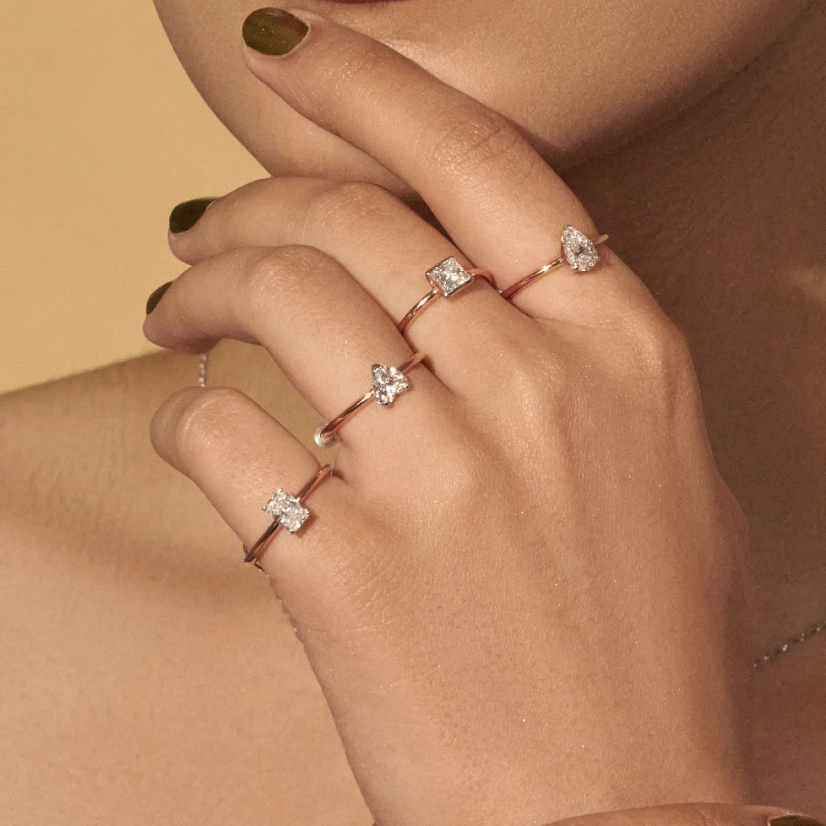 Heart Shape Solitaire Ring