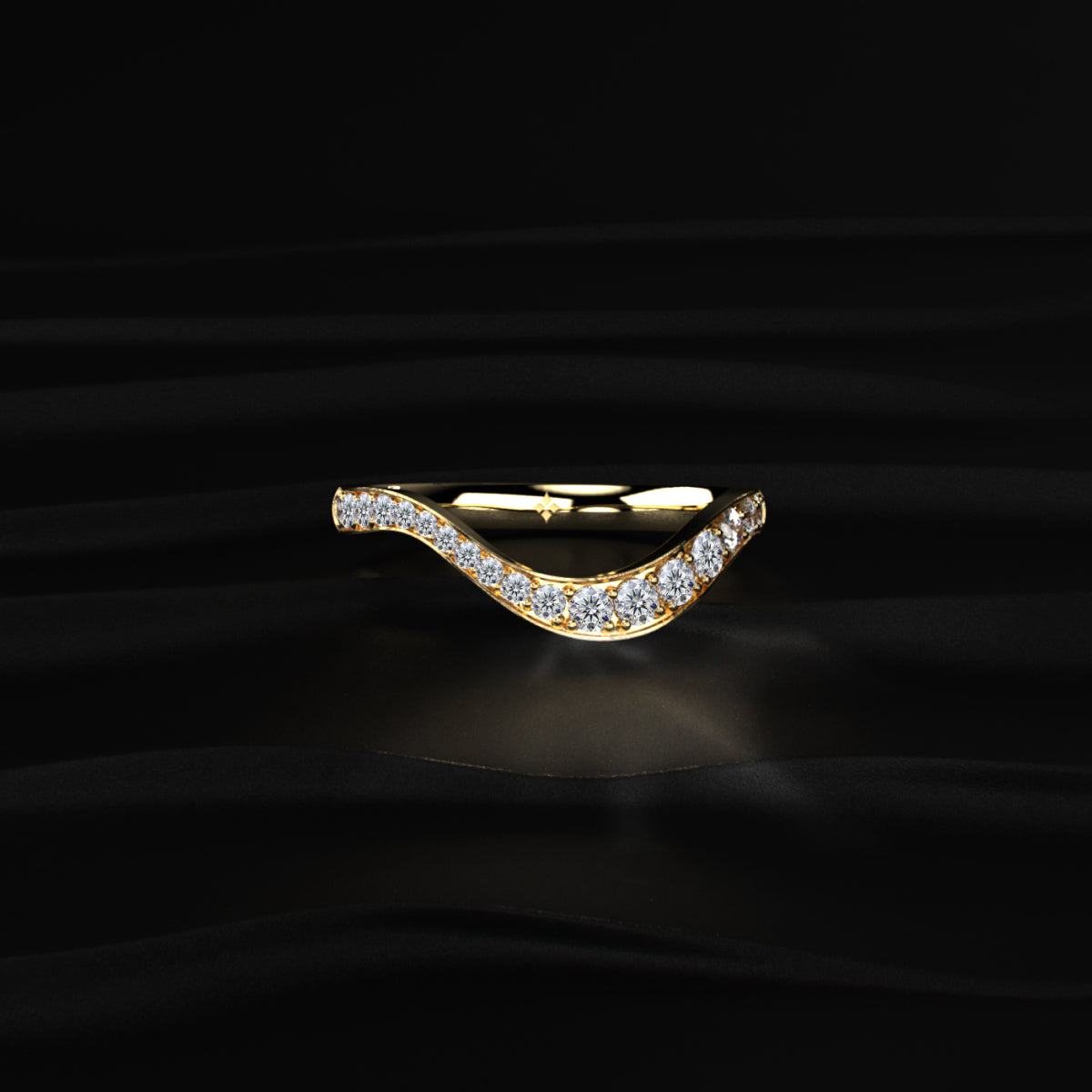 Shop Curved Diamond Band – Perfect Stack Ring
