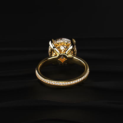 Majestic Round Solitaire Ring