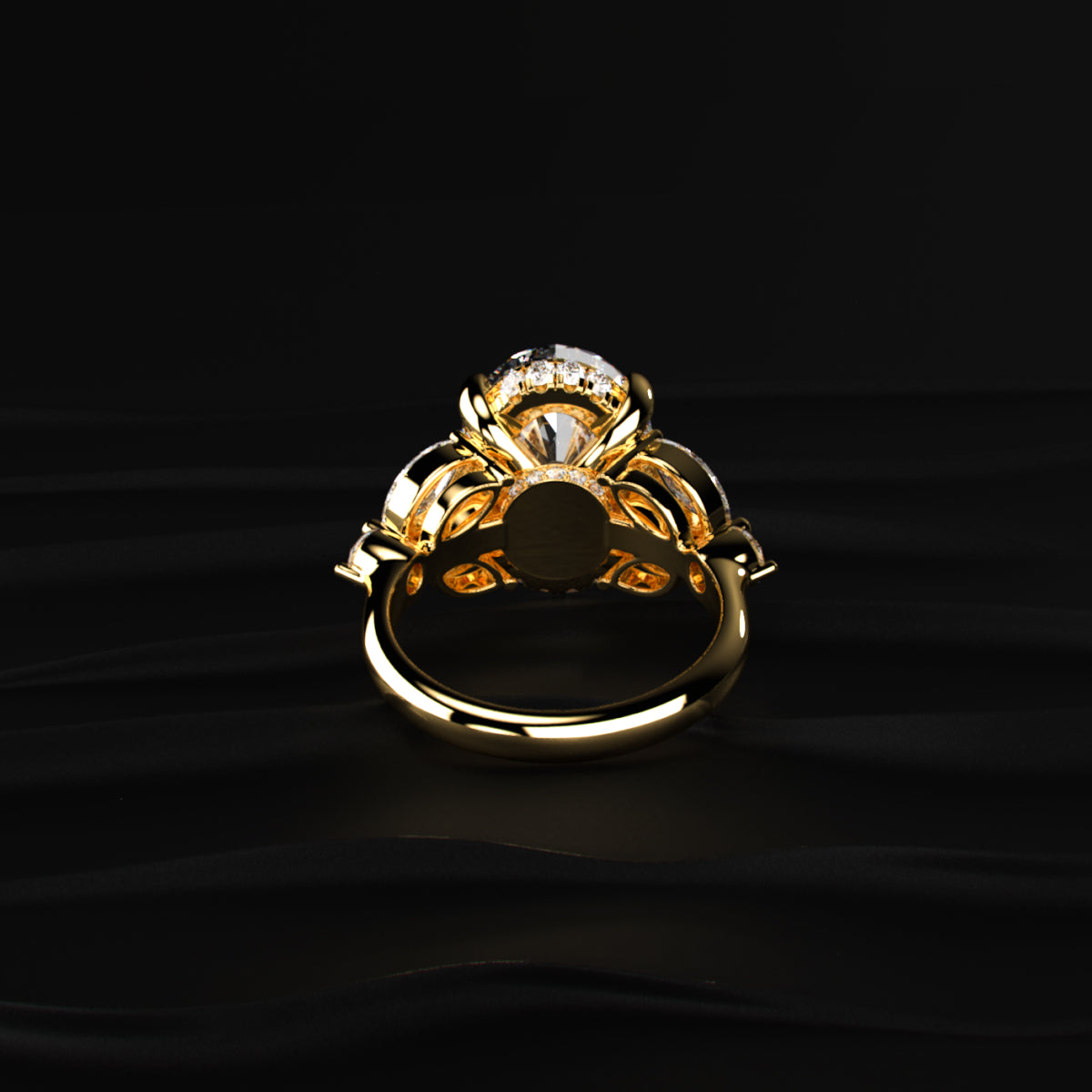 The Sovereign Oval Solitaire Ring