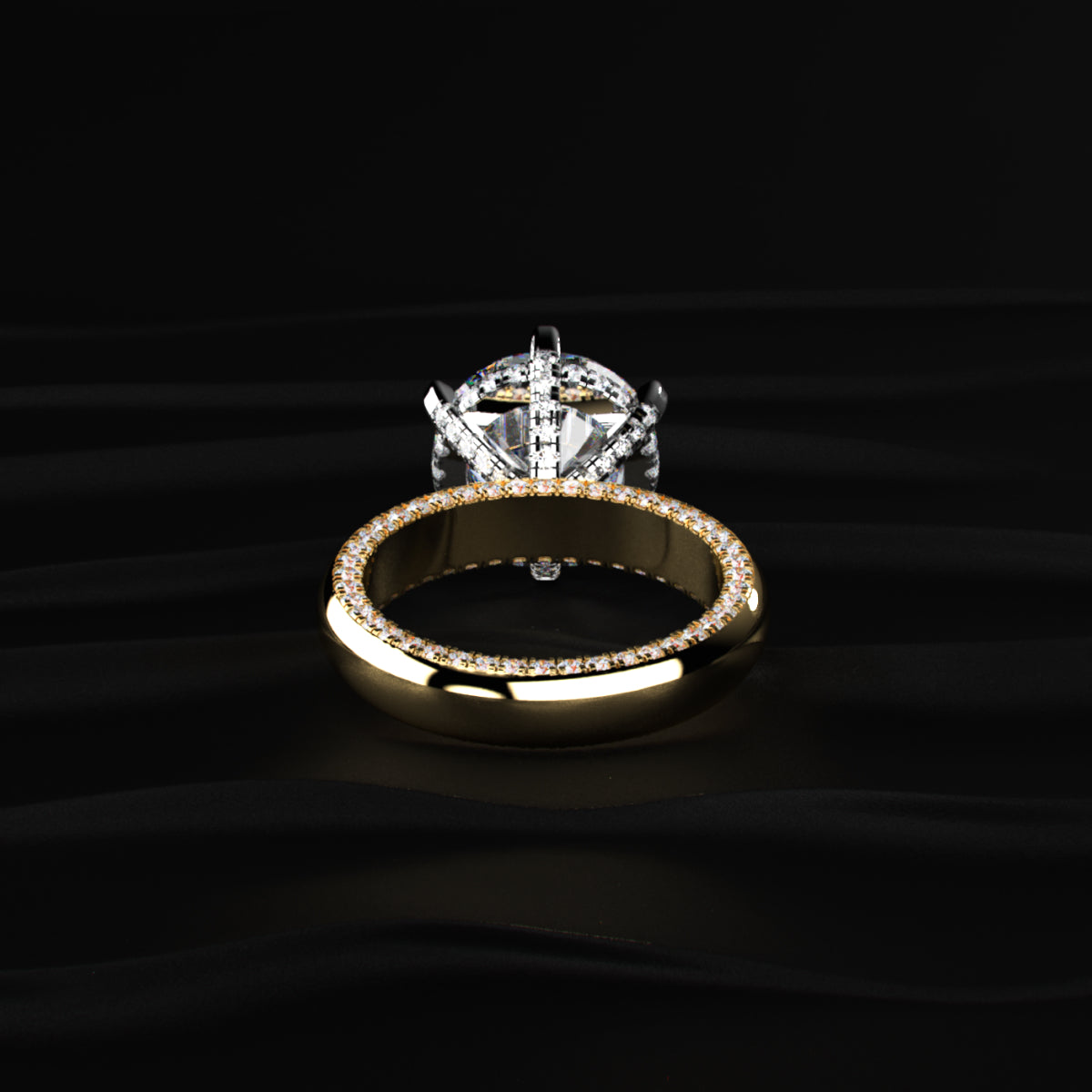5 Carat Round Diamond Solitaire Ring