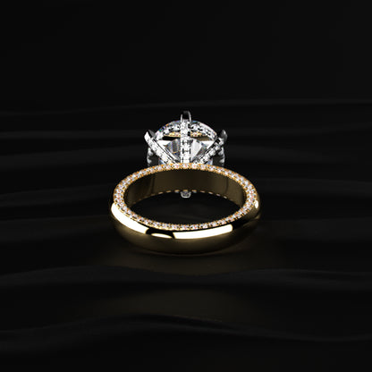 5 Carat Round Diamond Solitaire Ring