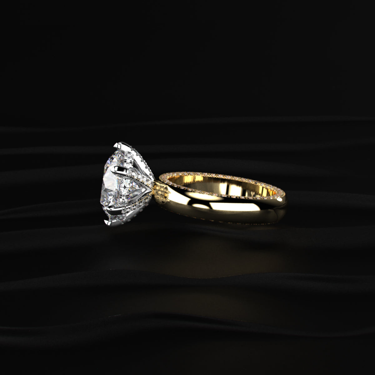 5 Carat Round Diamond Solitaire Ring