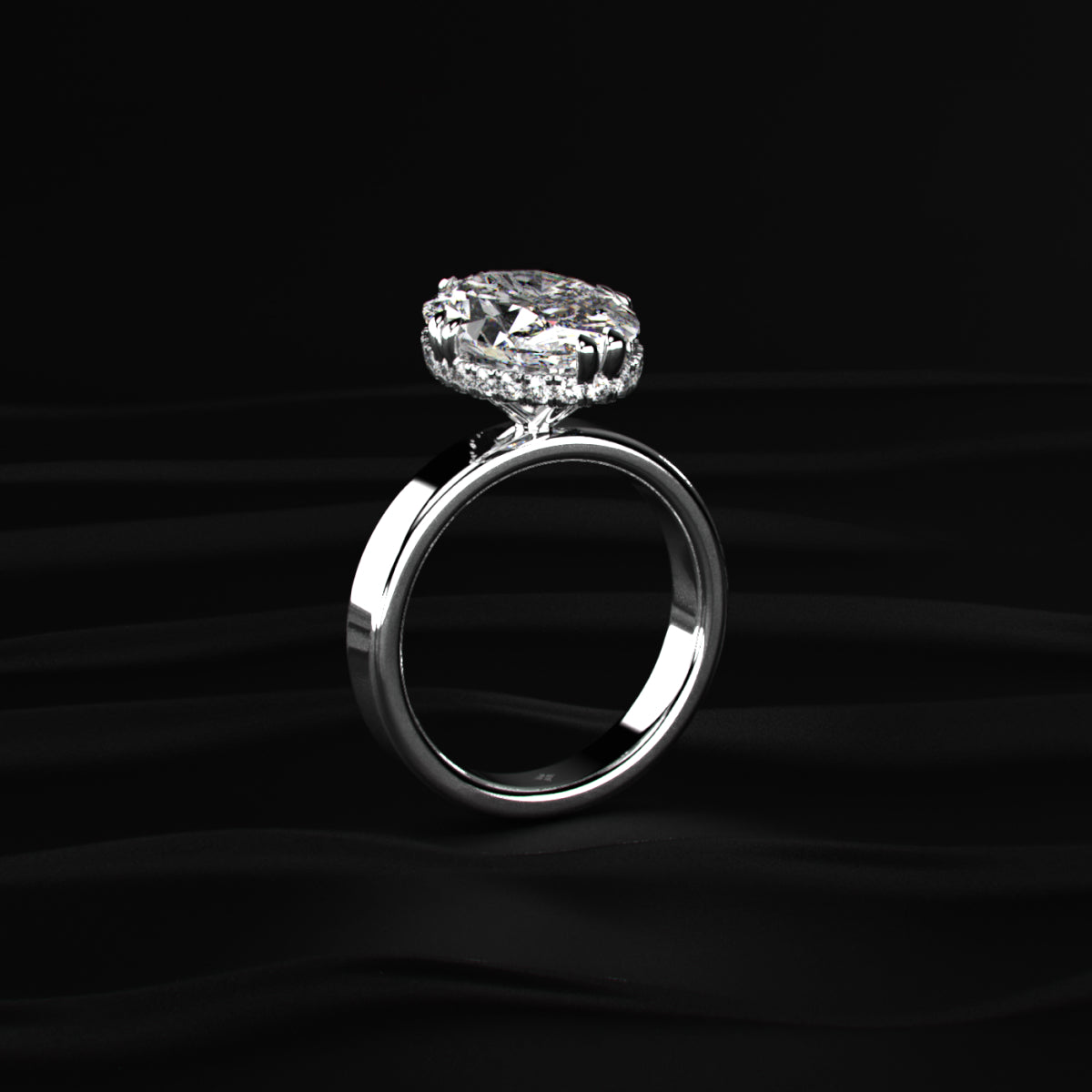 5 Ct Oval Diamond Ring