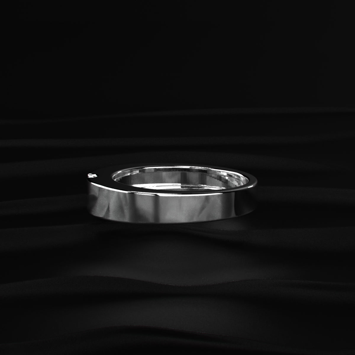 Emerald Cut Diamond Men’s Wedding Band | Earthly Jewels