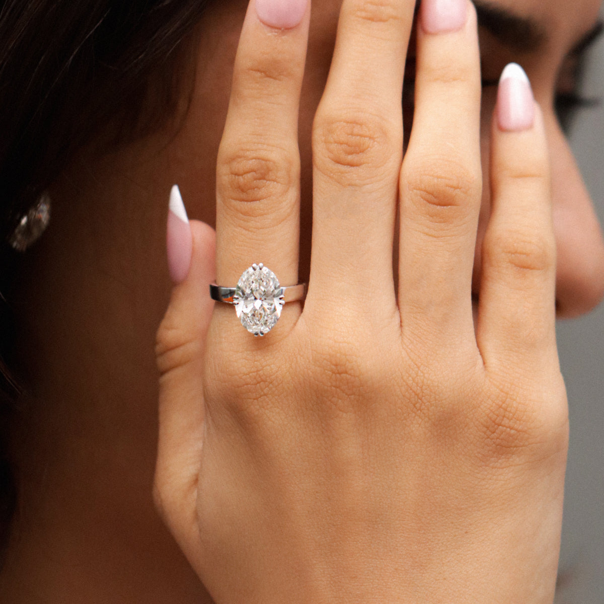 5 Ct Oval Diamond Ring