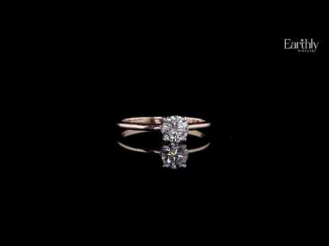 Round Shape Solitaire Ring | Earthly Jewels