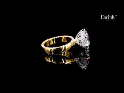 5 Carat Round Diamond Solitaire Ring