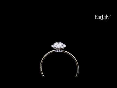 Heart Diamond Halo Ring | Earthly Jewels